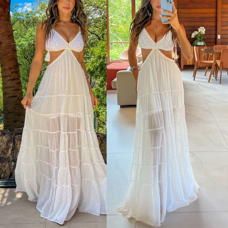 Loose Maxi Dress for Spring/Summer Holiday Casual Wear