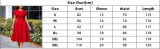 Women Chic Elegant Round Neck Slim Waist Slim Fit Solid Color Dress