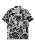 Men SummerDigital Print Short Sleeve Shirt