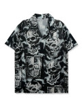 Men SummerDigital Print Short Sleeve Shirt