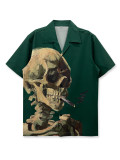 Men SummerDigital Print Short Sleeve Shirt