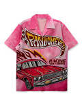 Men SummerDigital Print Short Sleeve Shirt