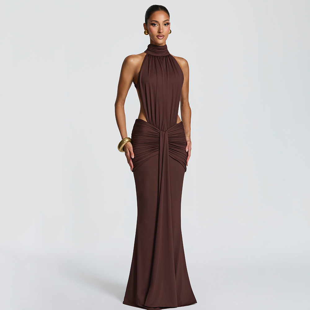Low Back Mermaid Dress for Spring Elegant Events