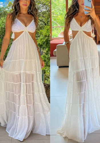 Women Spring Summer Loose Holiday Casual Maxi Dress