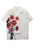 Men SummerDigital Print Short Sleeve Shirt