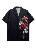 Men SummerDigital Print Short Sleeve Shirt