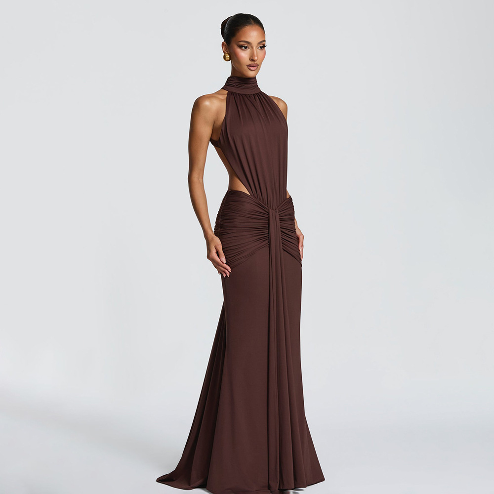 Low Back Mermaid Dress for Spring Elegant Events