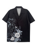 Men SummerDigital Print Short Sleeve Shirt