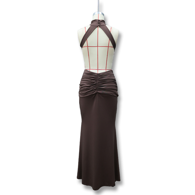 Low Back Mermaid Dress for Spring Elegant Events