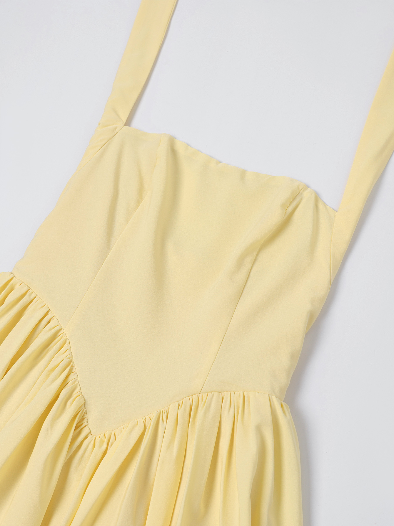 Halter Neck Lace-Up Backless Dress for Holiday Vacations