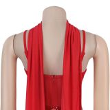 Women Sexy Mesh Camisole V-Neck Sequined Dress