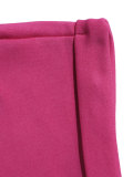 Women Slash Shoulder Lace-Up Elegant Dress