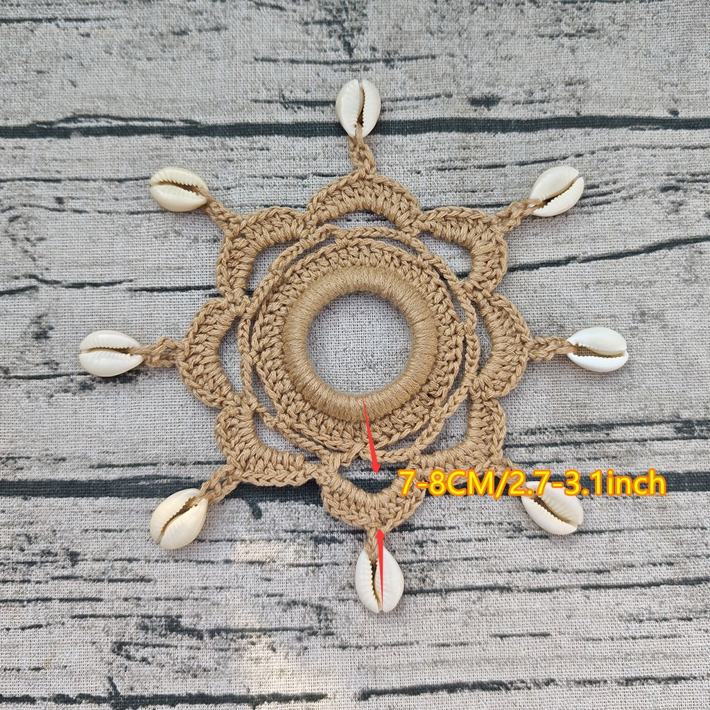 Crochet Shell Bracelet for Summer Beach Holidays