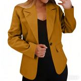 Women Spring Long Sleeve Blazer Jacket
