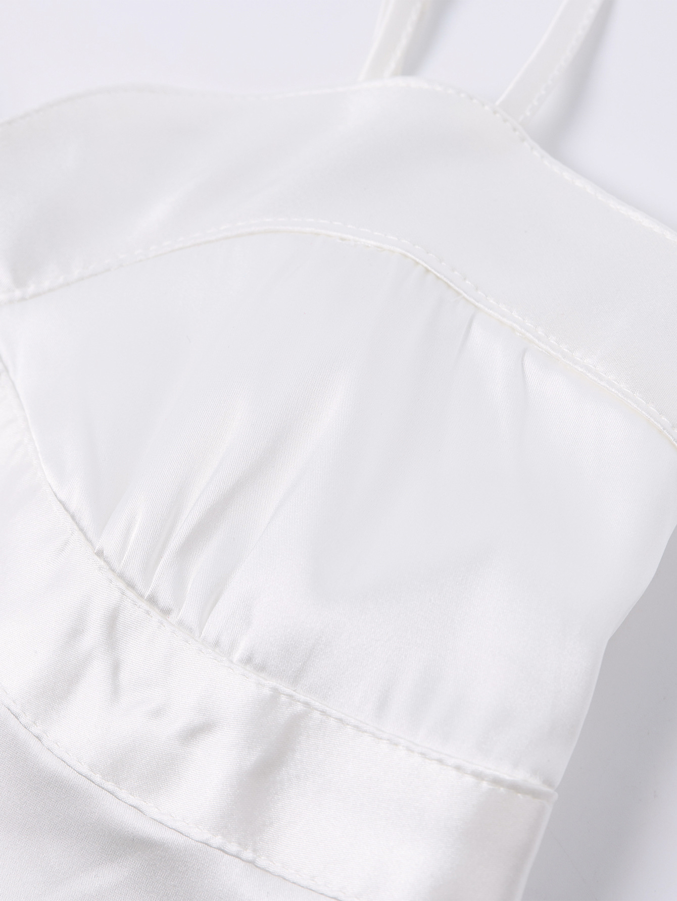 Satin Backless Slip Dress for Summer Evening Parties