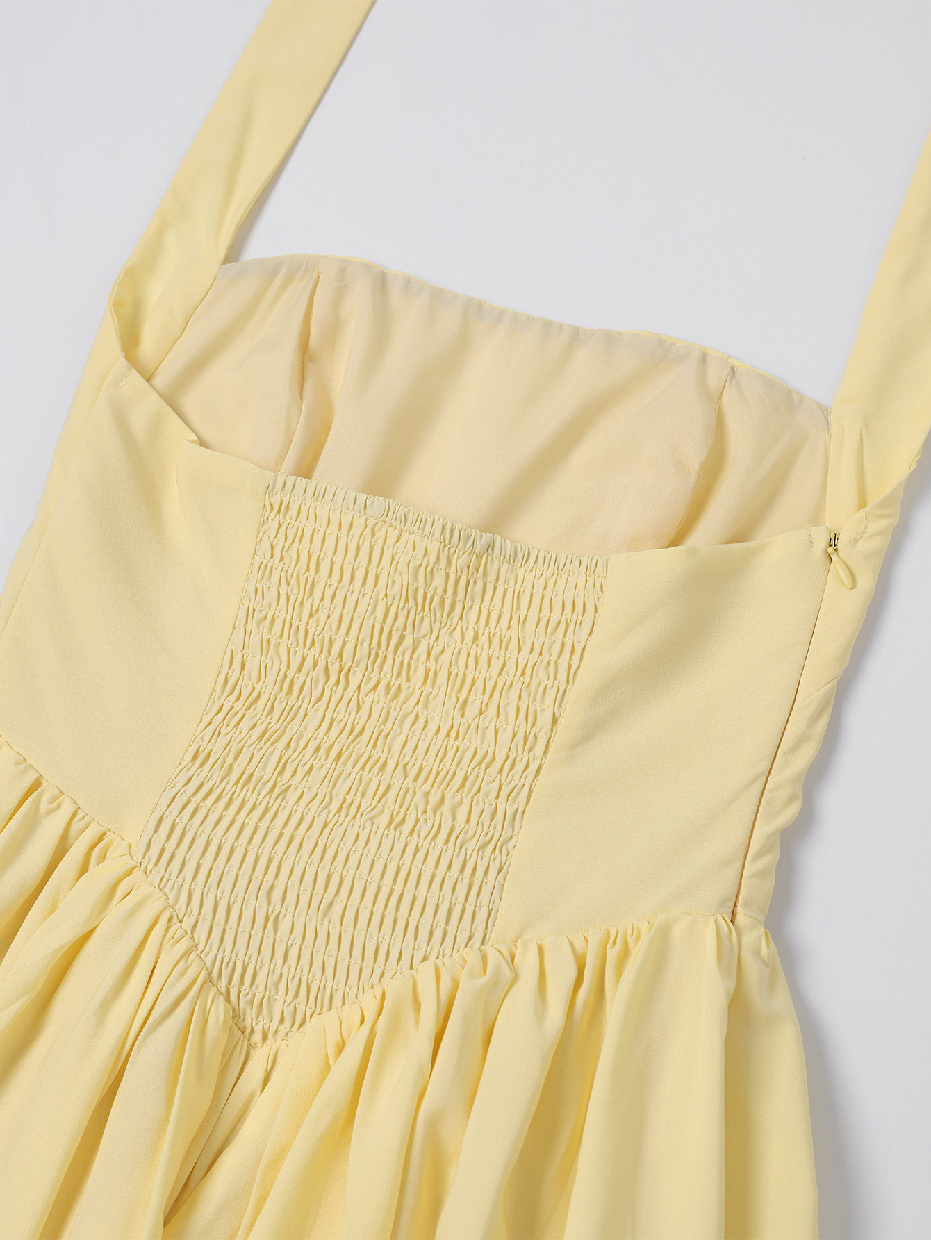 Halter Neck Lace-Up Backless Dress for Holiday Vacations