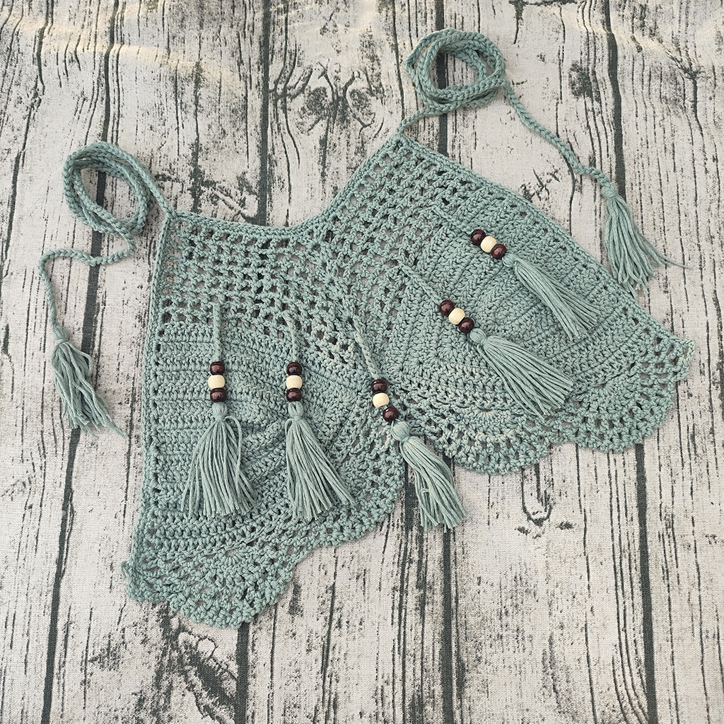 Bohemian Tassel Bikini Top for Summer Beach Swimwear