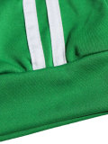 Women Striped Hooded T-Shirt and Pants Casual Two-Piece Set