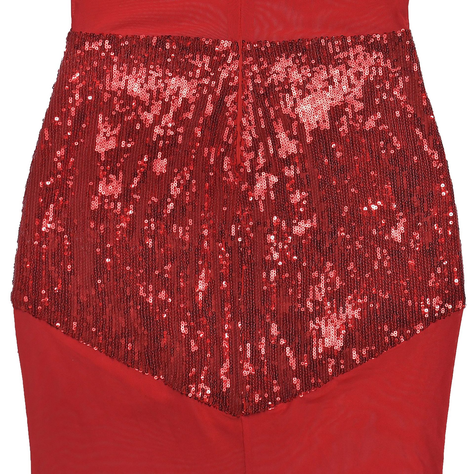 Mesh Camisole V-Neck Sequined Dress for Evening Parties