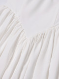 Women Holidays Halter Neck Lace-Up Sexy Backless Dress