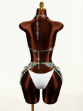 Women Multi-Layer Chunky Metal Chain Sexy Bra Chain Vest Body Chain