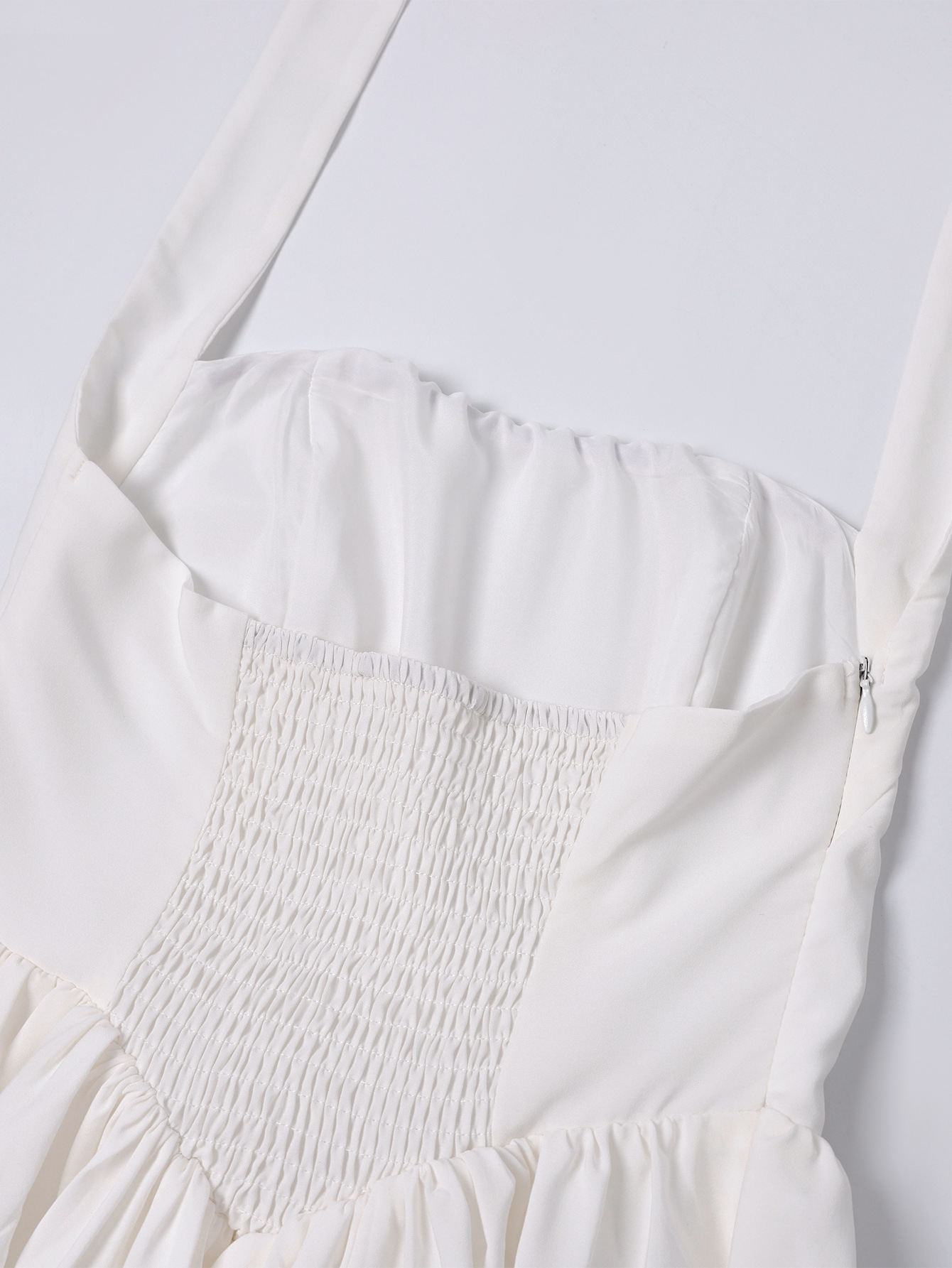 Halter Neck Lace-Up Backless Dress for Holiday Vacations