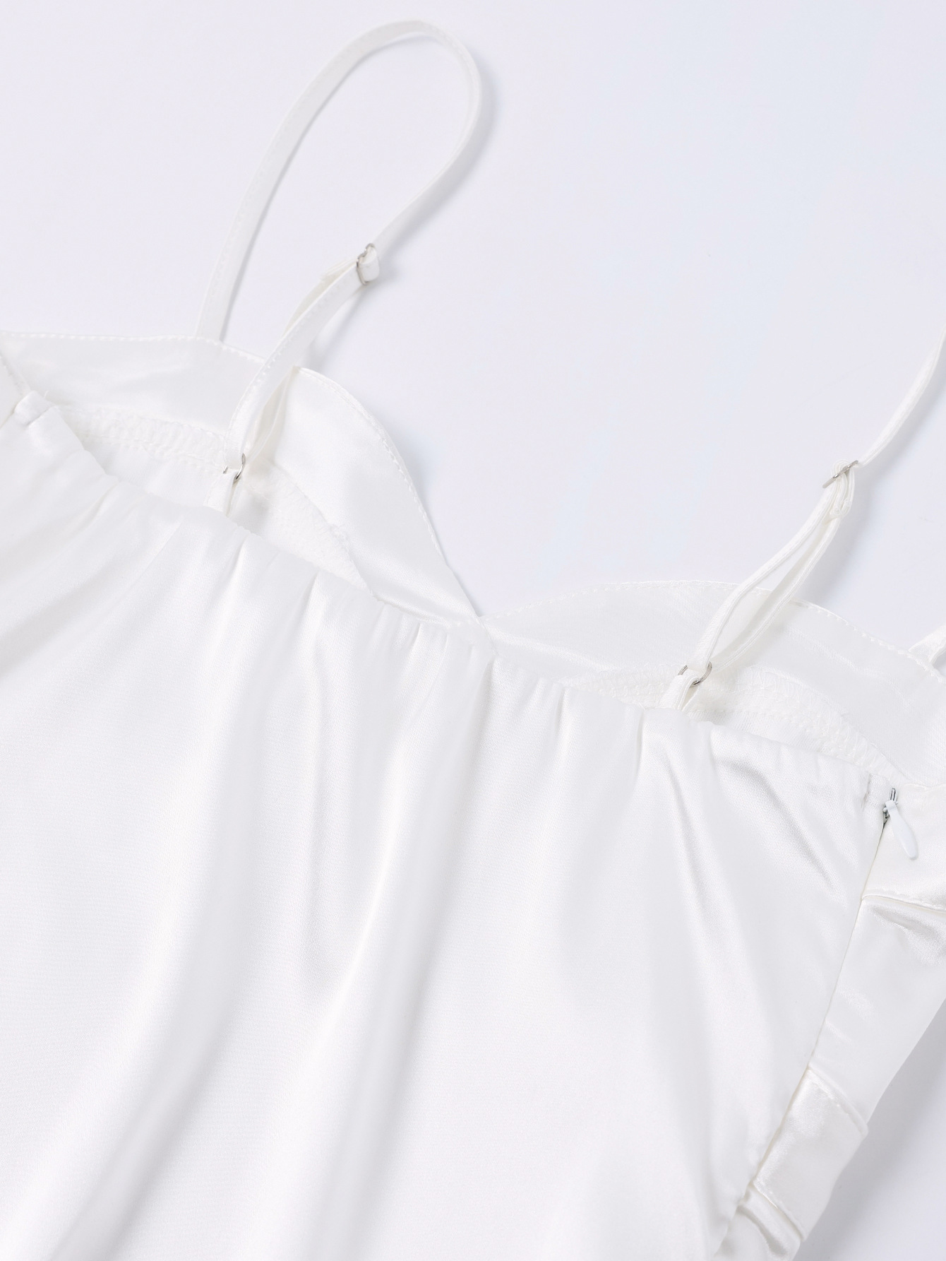Satin Backless Slip Dress for Summer Evening Parties