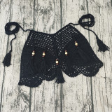 Women Bohemian Beach Bikini Top Tassel Swimwear