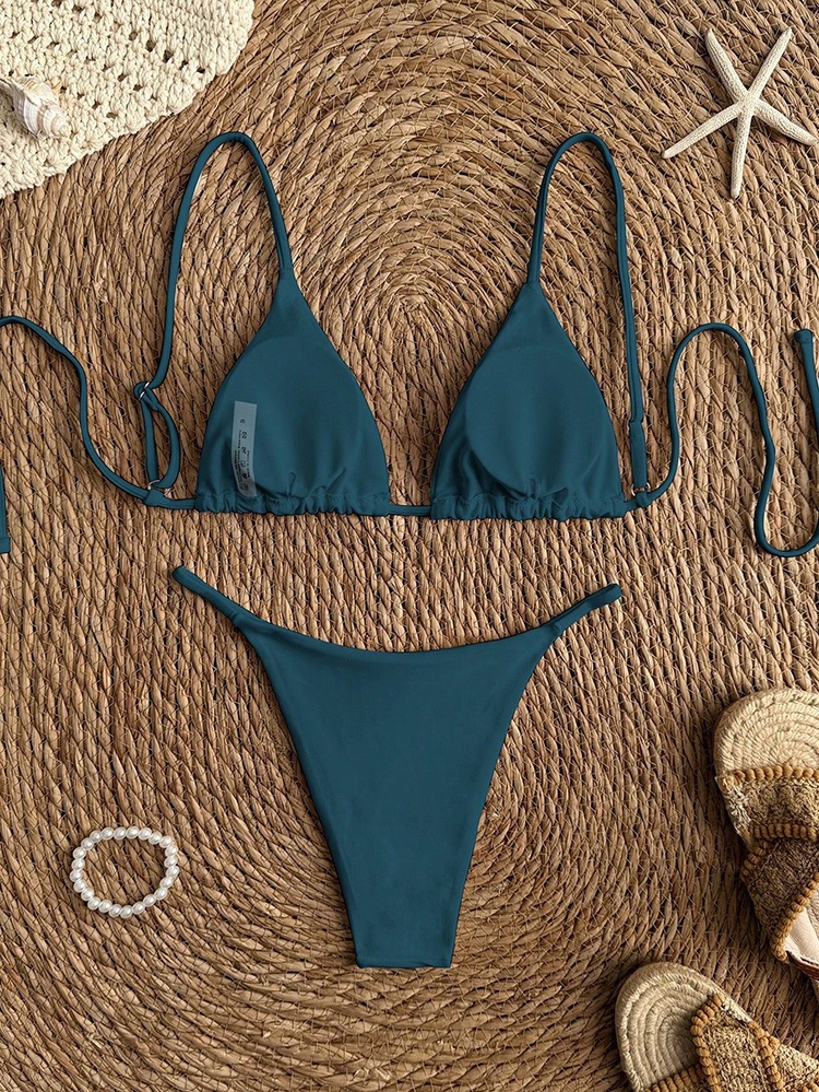 Camisole Two-Piece Bikini Swimsuit for Summer Beachwear