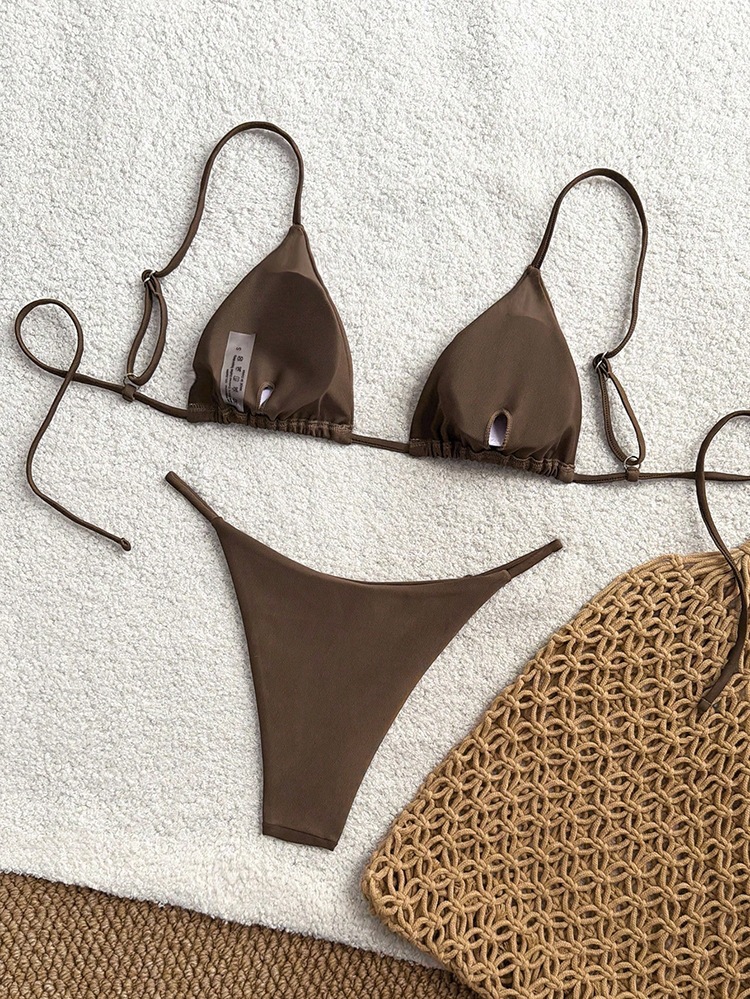 Camisole Two-Piece Bikini Swimsuit for Summer Beachwear