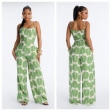 Women Casual Printed Camisole Jumpsuit