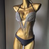 Women Diamond Tassel Swimwear