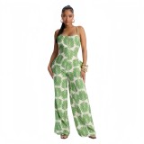 Women Casual Printed Camisole Jumpsuit