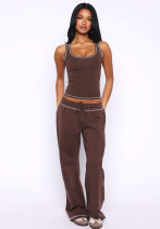 Women Summer Tank Top and Pant Two-Piece Set Women Summer Tank Top and Pant Two-Piece Set