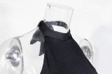 Women Halter Neck Backless Camisole Sleeveless Top