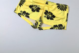 Summer Women Off Shoulder Crop Top and Shorts Set Sexy Two Piece Outfit