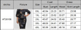 Plus Size Women Spring & Summer Printed Round Neck Dress