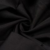 Women Elegant Cargo Skirt Patchwork Lace Trim Office Wear Midi Skirt