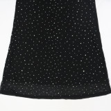 Women Beaded Long Dress Sexy Elegant Party Evening Dress