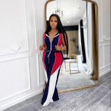 Women Mesh Patchwork Hooded Sleeveless Pants Set Drawstring Two Piece Streetwear Outfit