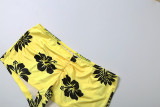 Summer Women Off Shoulder Crop Top and Shorts Set Sexy Two Piece Outfit
