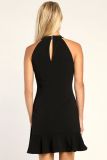 Summer Women Halter Neck Mini Dress Low Back Bodycon Sexy Party Clubwear Dress