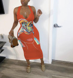 Women Character Print Dress
