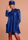 Women Autumn & Winter PU Leather Pocket Dress