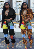Women Print Casual Top & Pant Two-Piece Set