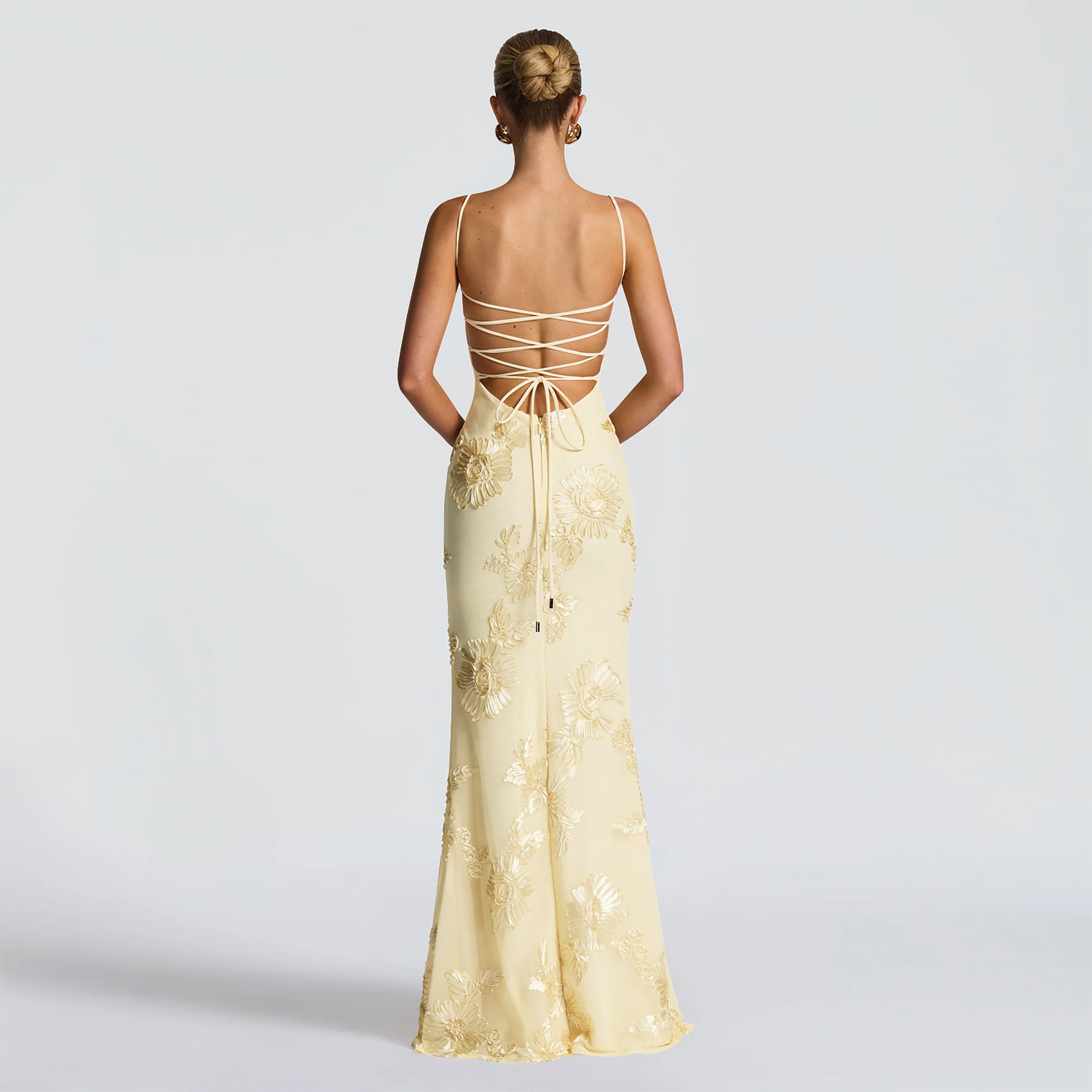 Backless Slip Dress for Formal Evening Parties