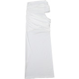 Women Spring French Style Slash Shoulder Sexy Elegant Dress