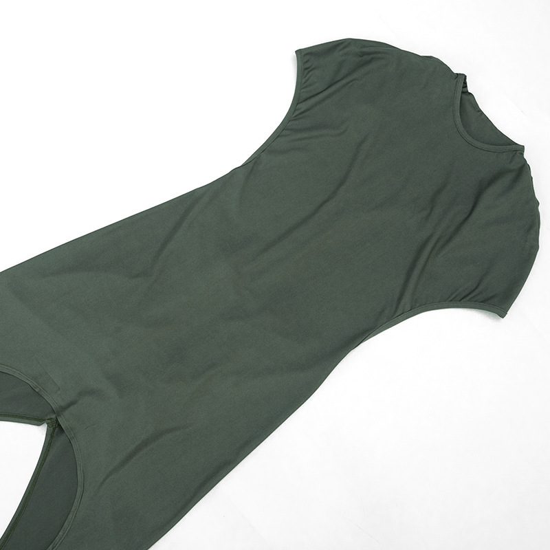 Hollow-Out Ribbon Round Neck Dress for Spring & Summer