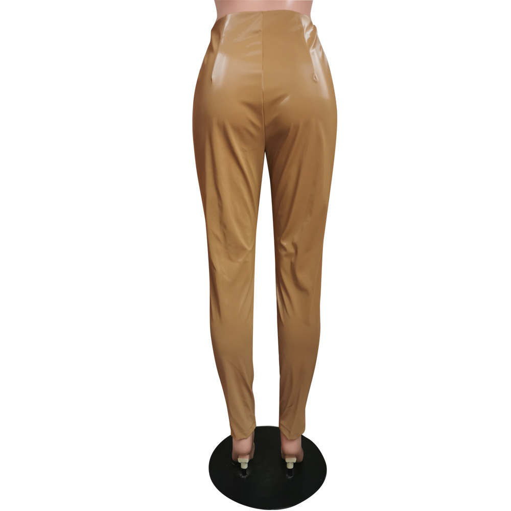 PU Leather Pants for Club & Party Wear