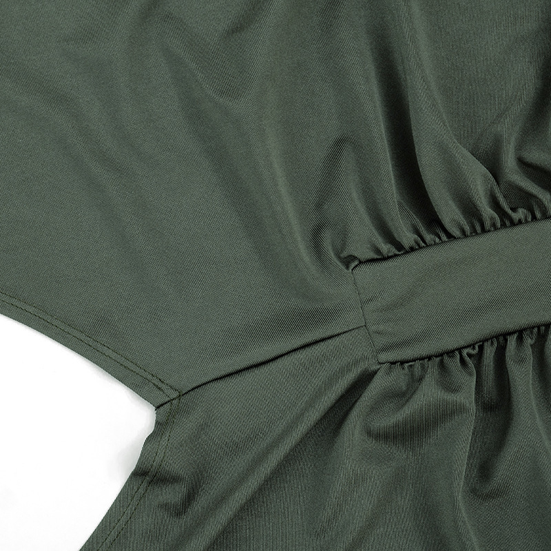 Hollow-Out Ribbon Round Neck Dress for Spring & Summer